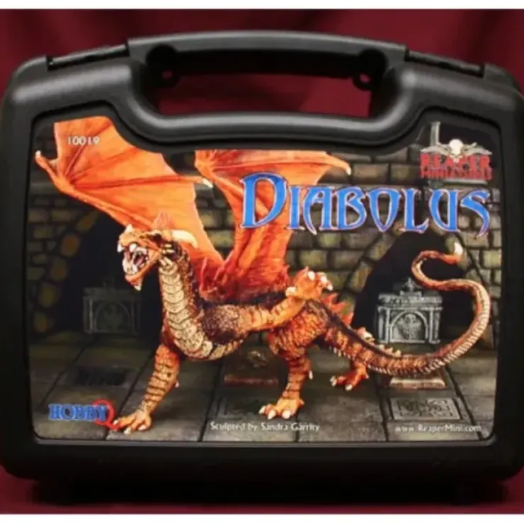 Tabletop Miniatures>Reaper Miniatures Diabolus, Devil Dragon 10019 Boxed Sets Unpainted Metal Figure - Your Source for Gaming Essentials