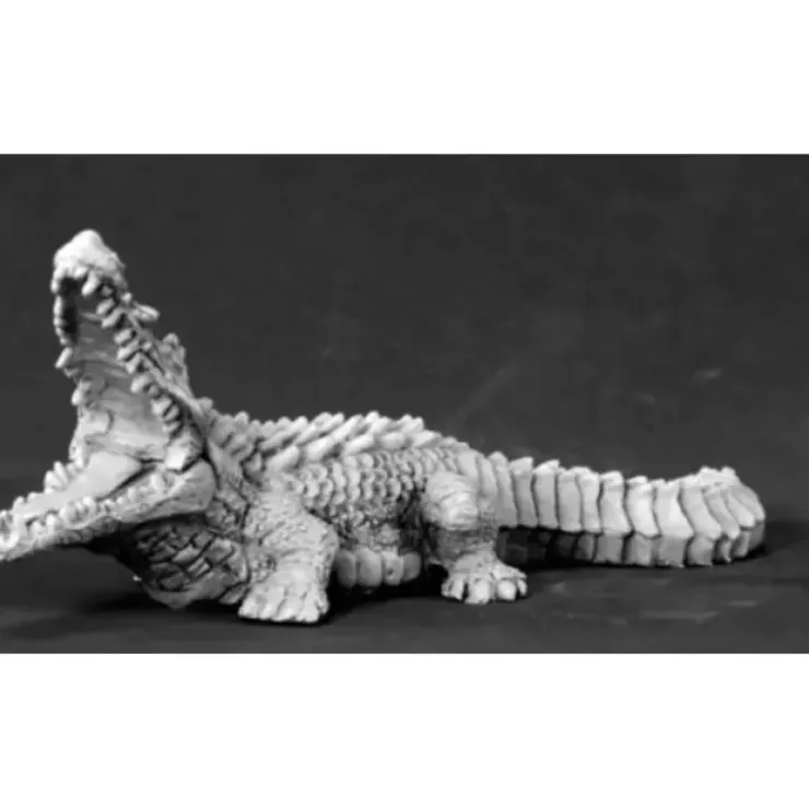 Tabletop Miniatures>Reaper Miniatures Dire Crocodile #03422 Dark Heaven Legends Unpainted Metal - Your Source for Gaming Essentials