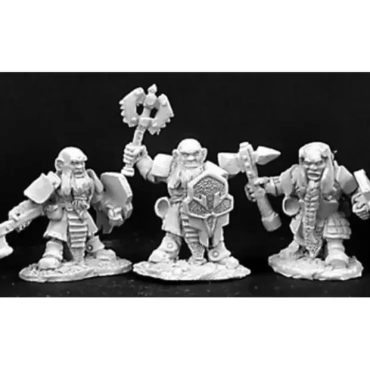 Tabletop Miniatures>Reaper Miniatures Duergar Sergeant & Grunts 3P 02989 Dark Heaven Unpainted Mini - Your Source for Gaming Essentials