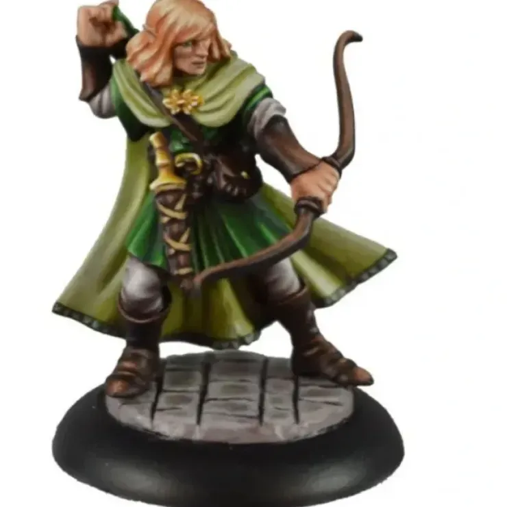 Tabletop Miniatures>Reaper Miniatures Dungeon Dwellers Lanaerel Grayleaf, Elf Ranger 07006 Unpainted - Your Source for Gaming Essentials