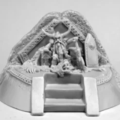 Tabletop Miniatures>Reaper Miniatures Dwarf King on Throne 77570 Bones Unpainted RPG D&D Mini Figure - Your Source for Gaming Essentials