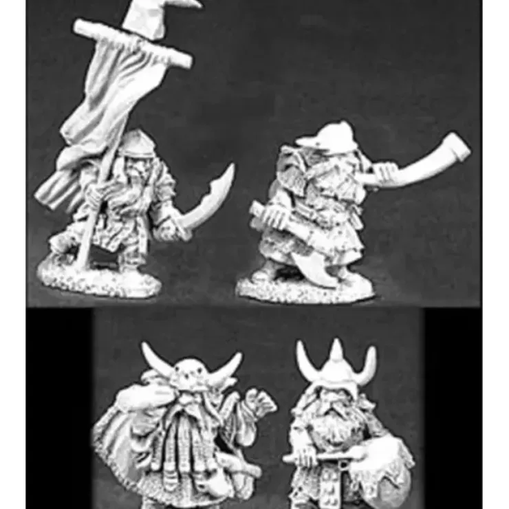 Tabletop Miniatures>Reaper Miniatures Dwarven Comm& 4P 06042 Dark Heaven Army Packs Unpainted Metal - Your Source for Gaming Essentials