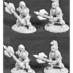 Tabletop Miniatures>Reaper Miniatures 4 Dwarven Fanatics 06045 Dark Heaven Army Pack Unpainted Mini - Your Source for Gaming Essentials
