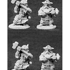Tabletop Miniatures>Reaper Miniatures 4 Dwarven Hammers 06020 Dark Heaven Army Pack Unpainted Mini - Your Source for Gaming Essentials
