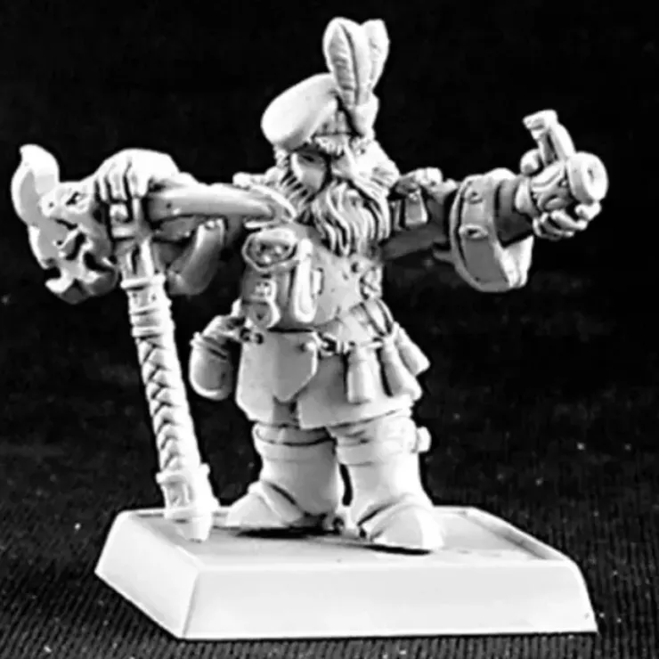 Tabletop Miniatures>Reaper Miniatures Dwarven Miner Sgt #14406 Dwarves Unpainted RPG D&D Mini Figure - Your Source for Gaming Essentials