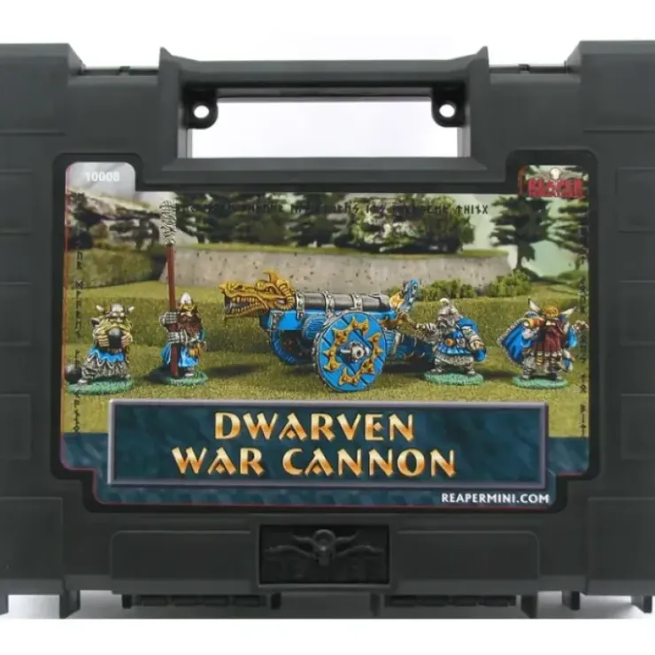 Tabletop Miniatures>Reaper Miniatures Dwarven War Cannon 10008 Boxed Set Unpainted Metal RPG Figures - Your Source for Gaming Essentials