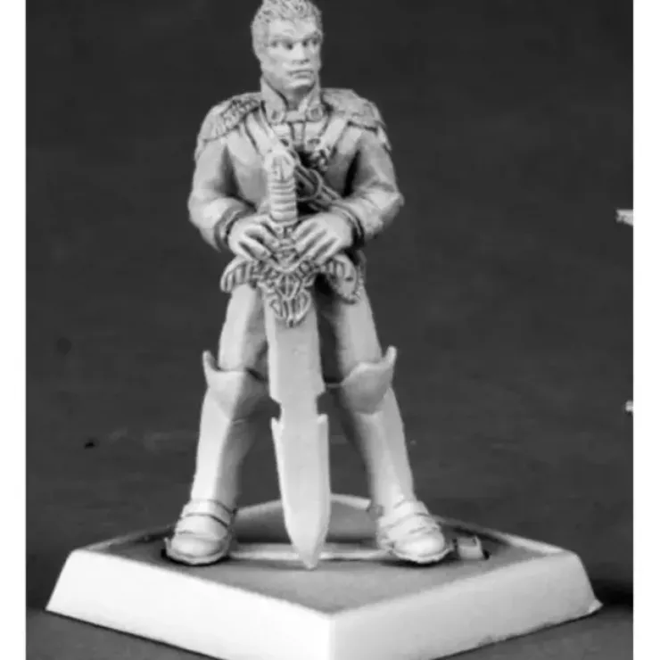 Tabletop Miniatures>Reaper Miniatures Eagle Knight Of Andoren #60050 Pathfinder Miniatures Unpainted - Your Source for Gaming Essentials