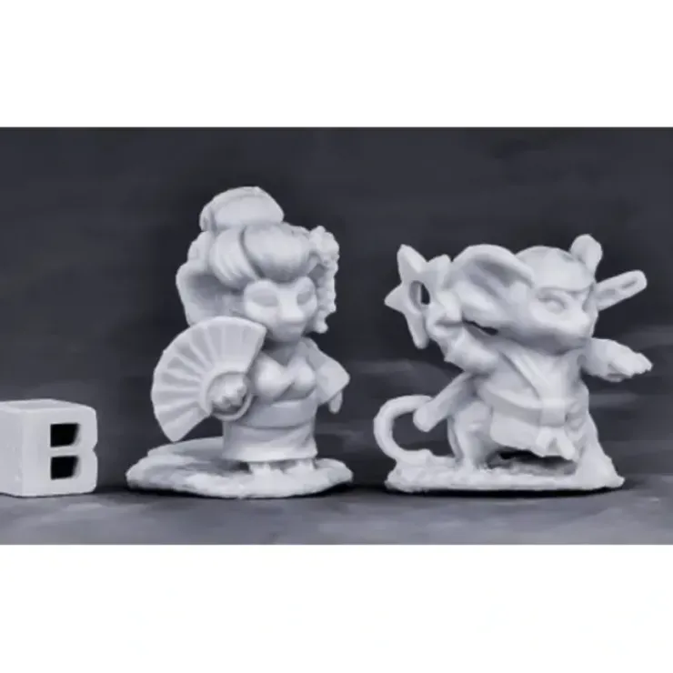 Tabletop Miniatures>Reaper Miniatures Eastern Mouslings (2)#77547 Bones Unpainted Plastic Figure - Your Source for Gaming Essentials