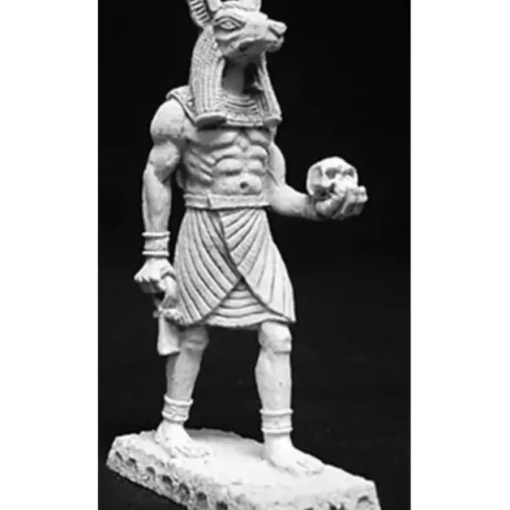Tabletop Miniatures>Reaper Miniatures Egyptain Statue Anubis #02734 Dark Heaven Unpainted Metal - Your Source for Gaming Essentials