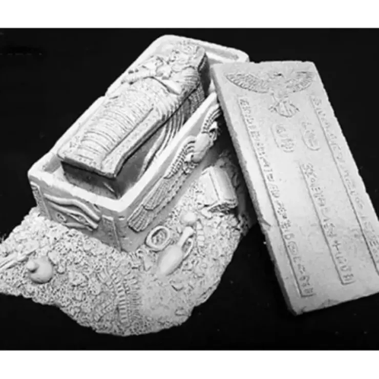 Tabletop Miniatures>Reaper Miniatures Egyptian Sarcophagus #02724 Dark Heaven Unpainted Metal - Your Source for Gaming Essentials