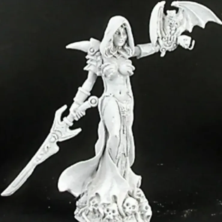 Tabletop Miniatures>Reaper Miniatures Eldessa, Necromancer #02986 Dark Heaven Unpainted Metal - Your Source for Gaming Essentials