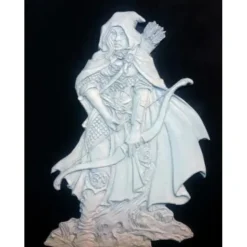 Tabletop Miniatures>Reaper Miniatures Elf Ranger Flat #01448 Special Edition Unpainted Metal Figure - Your Source for Gaming Essentials