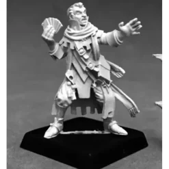 Tabletop Miniatures>Reaper Miniatures Erasmus Iconic Medium #60201 Pathfinder Unpainted Figure - Your Source for Gaming Essentials