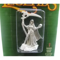 Tabletop Miniatures>Reaper Miniatures Female Necromancer #03751 Dark Heaven Legends Unpainted Figure - Your Source for Gaming Essentials