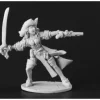 Reaper Miniatures Female Pirate Captain #03666 Dark Heaven Unpainted Metal - Your Source for Gaming Essentials* Tabletop Miniatures