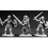 Tabletop Miniatures>Reaper Miniatures Fighting Women (3 Pcs) #03327 Dark Heaven Unpainted Metal - Your Source for Gaming Essentials