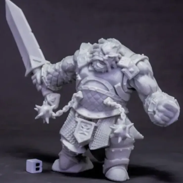 Tabletop Miniatures>Reaper Miniatures Fire Giant Warrior (Huge) #77616 Bones Unpainted Plastic Mini - Your Source for Gaming Essentials