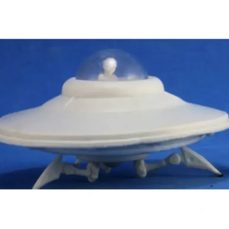 Tabletop Miniatures>Reaper Miniatures Flying Saucer #80044 Chronoscope Bones Unpainted Figure - Your Source for Gaming Essentials