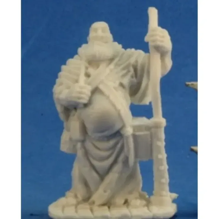 Tabletop Miniatures>Reaper Miniatures Friar Stone #77206 Bones Unpainted Plastic D&D RPG Mini Figure - Your Source for Gaming Essentials