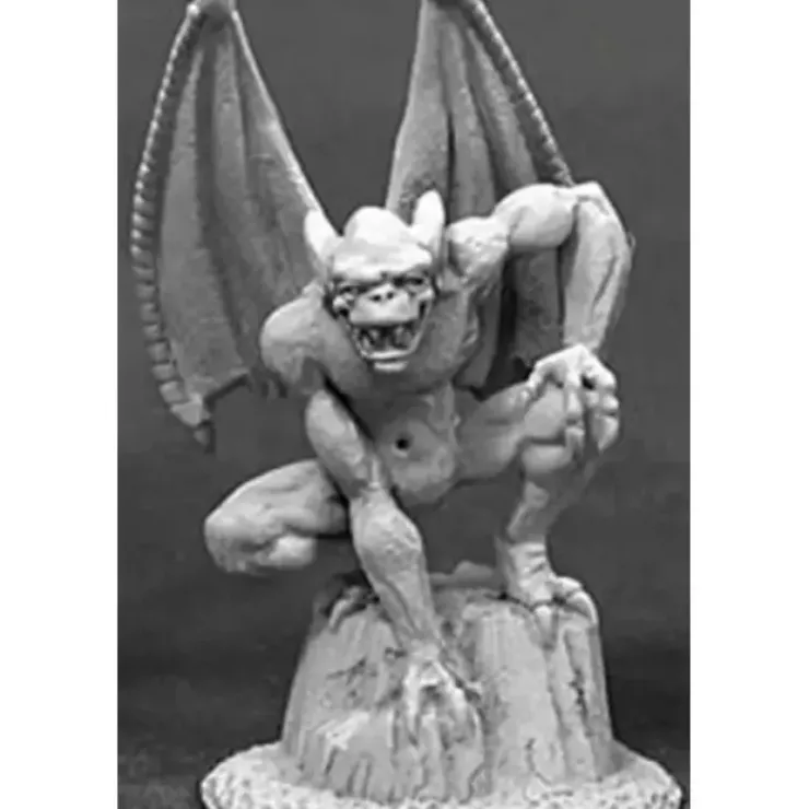 Tabletop Miniatures>Reaper Miniatures Gargoyle #02039 Dark Heaven Legends Unpainted Metal RPG Figure - Your Source for Gaming Essentials
