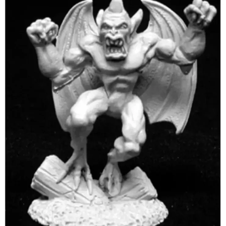 Tabletop Miniatures>Reaper Miniatures Gargoyle #02040 Dark Heaven Legends Unpainted Metal RPG Figure - Your Source for Gaming Essentials