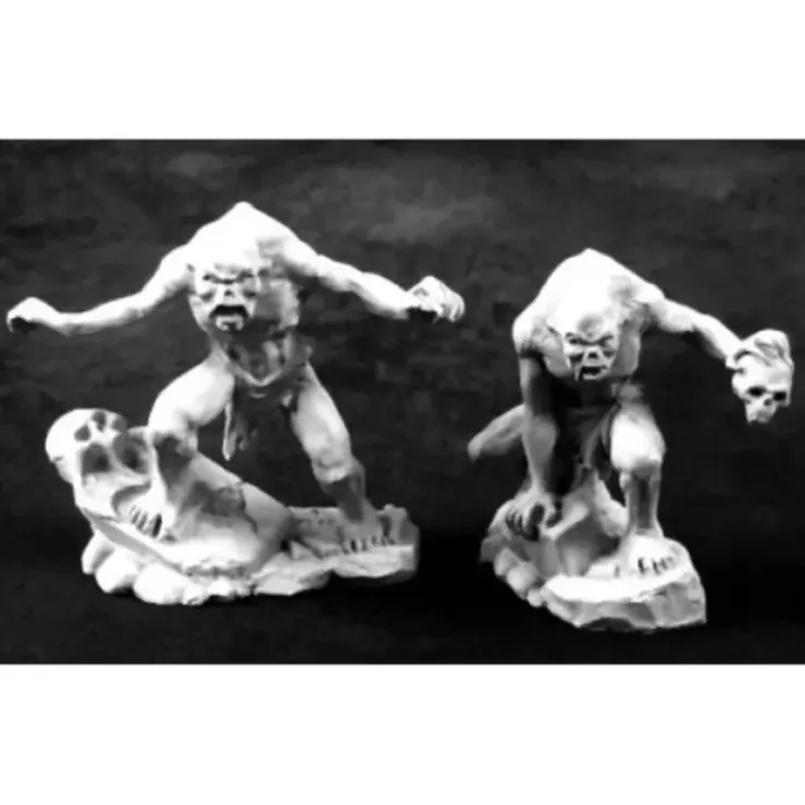 Tabletop Miniatures>Reaper Miniatures Ghouls (2 Pieces) #03716 Dark Heaven Legends Unpainted Metal - Your Source for Gaming Essentials