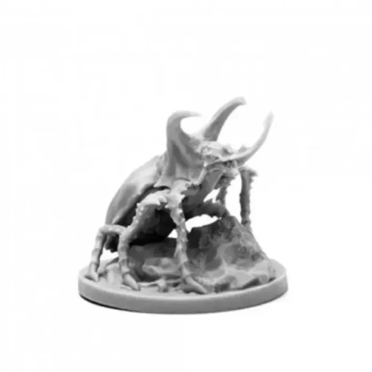 Tabletop Miniatures>Reaper Miniatures Giant Rhino Beetle #44138 Bones Black Unpainted Plastic Figure - Your Source for Gaming Essentials