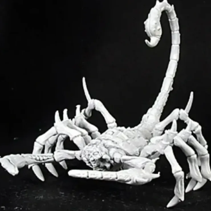 Tabletop Miniatures>Reaper Miniatures Giant Scorpion, Nefsokar Monster 14244 Nefsokar Unpainted Mini - Your Source for Gaming Essentials