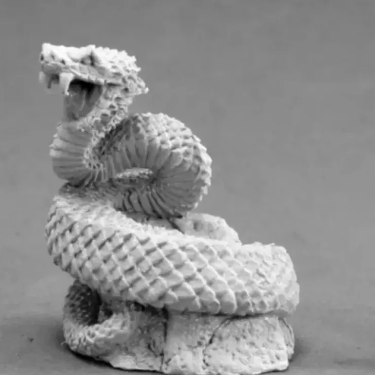 Tabletop Miniatures>Reaper Miniatures Giant Snake #03676 Dark Heaven Legends RPG D&D Mini Figure - Your Source for Gaming Essentials