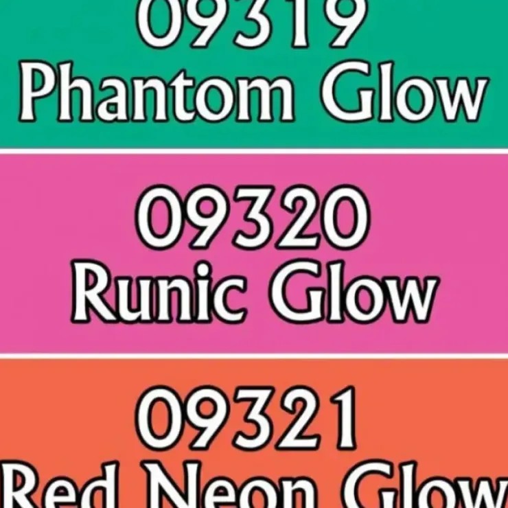 Tabletop Miniatures>Reaper Miniatures Glows #09811 Master Series Triads 3 Pack .5oz Paint - Your Source for Gaming Essentials