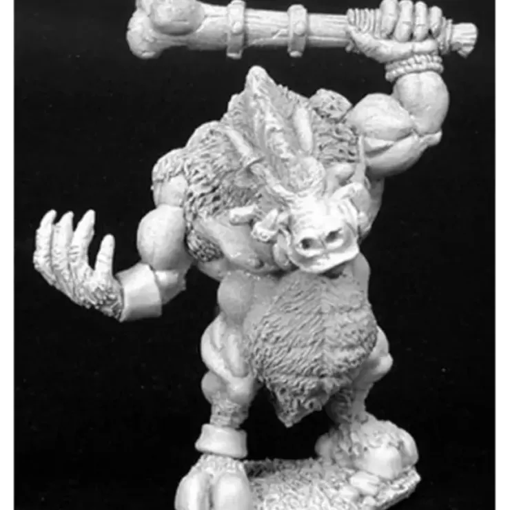 Tabletop Miniatures>Reaper Miniatures G'Nort. Dire Wereboar #02799 Dark Heaven Unpainted Metal - Your Source for Gaming Essentials