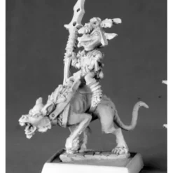 Tabletop Miniatures>Reaper Miniatures Goblin Commando On Dog #60014 Pathfinder Miniatures Unpainted - Your Source for Gaming Essentials