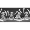 Tabletop Miniatures>Reaper Miniatures Goblin Pyros (4) #60017 Pathfinder Miniatures Unpainted Mini - Your Source for Gaming Essentials
