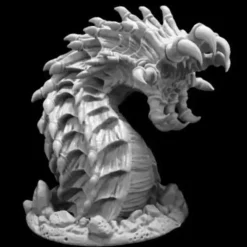 Tabletop Miniatures>Reaper Miniatures Goremaw, Great Worm #77579 Bones Unpainted Plastic Figure - Your Source for Gaming Essentials