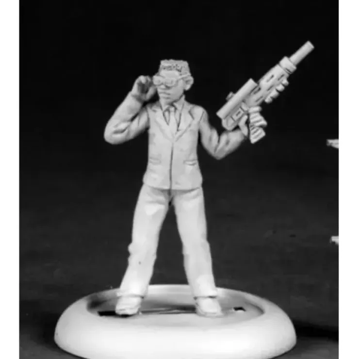 Tabletop Miniatures>Reaper Miniatures Government Agent Smith #50203 Chronoscope D&D RPG Mini Figure - Your Source for Gaming Essentials