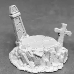 Tabletop Miniatures>Reaper Miniatures Graveyard Display Base #74042 Unpainted Plastic Accessory - Your Source for Gaming Essentials