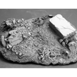 Tabletop Miniatures>Reaper Miniatures Graveyard Vignette Base (Resin) #74025 Accessory - Your Source for Gaming Essentials