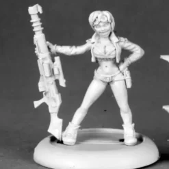 Tabletop Miniatures>Reaper Miniatures Gretha, Female Sniper #50156 Chronoscope D&D RPG Mini Figure - Your Source for Gaming Essentials