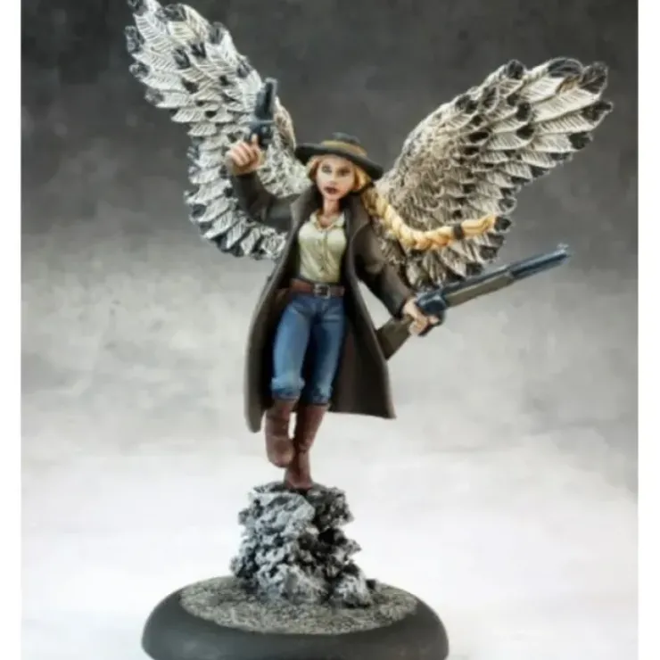 Tabletop Miniatures>Reaper Miniatures Gunslinger, Dyom Winner #03641 Dark Heaven Unpainted Metal - Your Source for Gaming Essentials