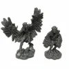 Tabletop Miniatures>Reaper Miniatures Harpies (2) #44162 Bones Black Unpainted Plastic Figures - Your Source for Gaming Essentials