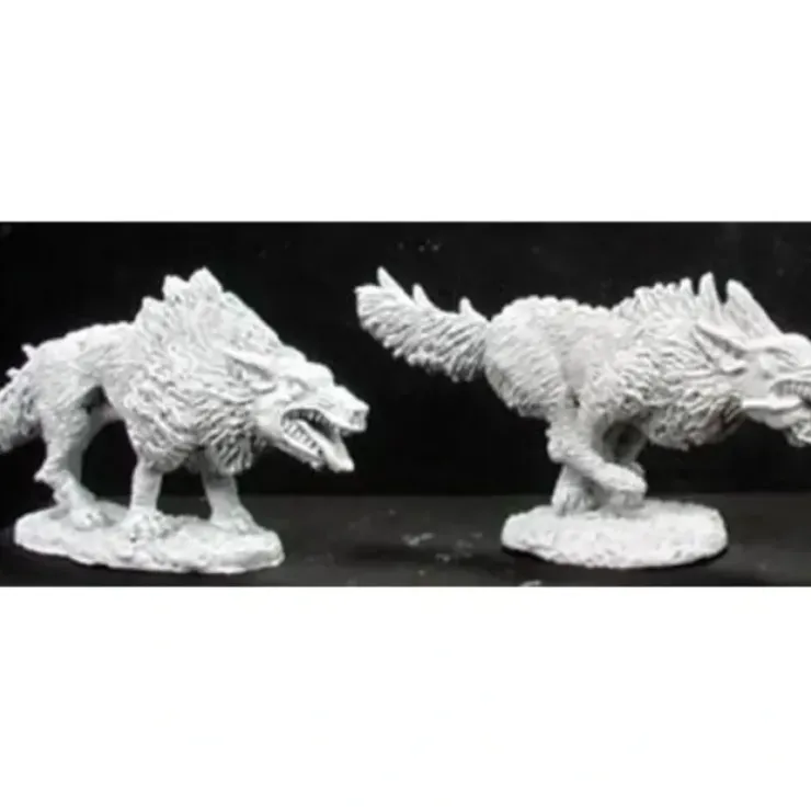 Tabletop Miniatures>Reaper Miniatures Hellhounds (2 Pieces) #02897 Dark Heaven Unpainted Metal - Your Source for Gaming Essentials