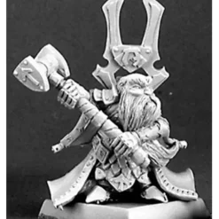 Tabletop Miniatures>Reaper Miniatures Herryk Aesir, Dwarf Warlord #14324 Dwarves Unpainted D&D Mini - Your Source for Gaming Essentials