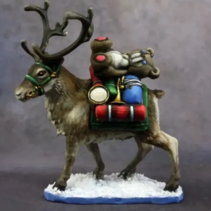 Tabletop Miniatures>Reaper Miniatures Herschel, Pack Reindeer #01598 Special Edition Unpainted Metal - Your Source for Gaming Essentials