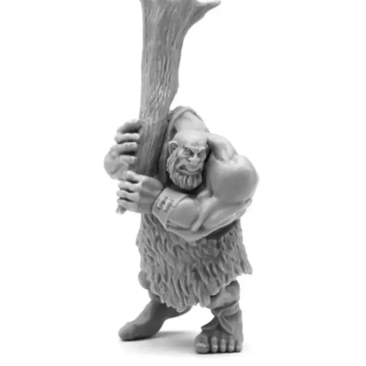 Tabletop Miniatures>Reaper Miniatures Hill Giant Lowland Chief #77483 Bones Unpainted Gray Plastic - Your Source for Gaming Essentials