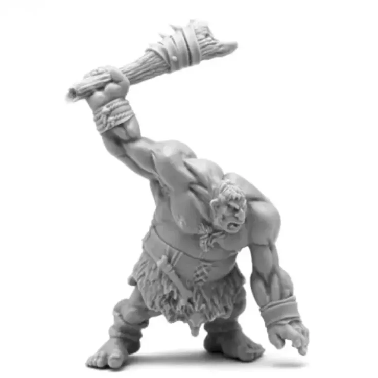 Tabletop Miniatures>Reaper Miniatures Hill Giant Lowland Warrior #77475 Bones Unpainted Gray Plastic - Your Source for Gaming Essentials