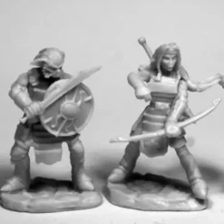 Tabletop Miniatures>Reaper Miniatures Hobgoblin Warriors #77476 Bones Unpainted Plastic Mini Figure - Your Source for Gaming Essentials