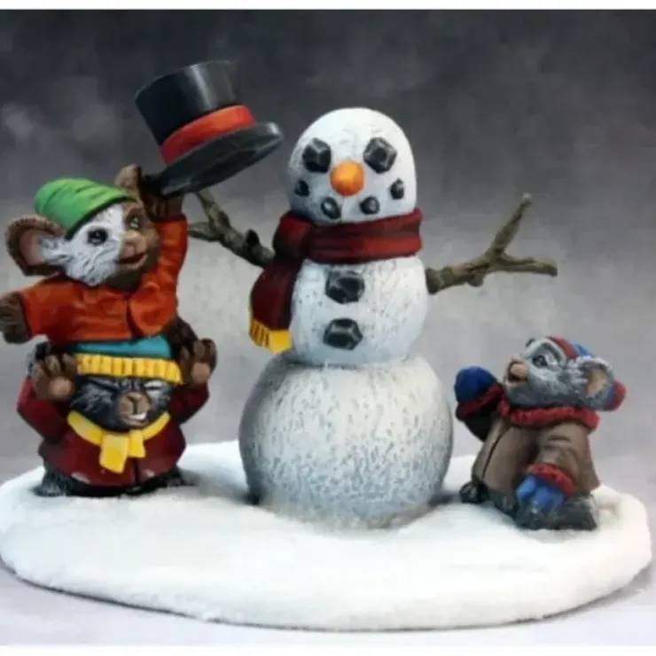Tabletop Miniatures>Reaper Miniatures Holiday Mouslings (3) #01436 Unpainted Special Edition Metal - Your Source for Gaming Essentials