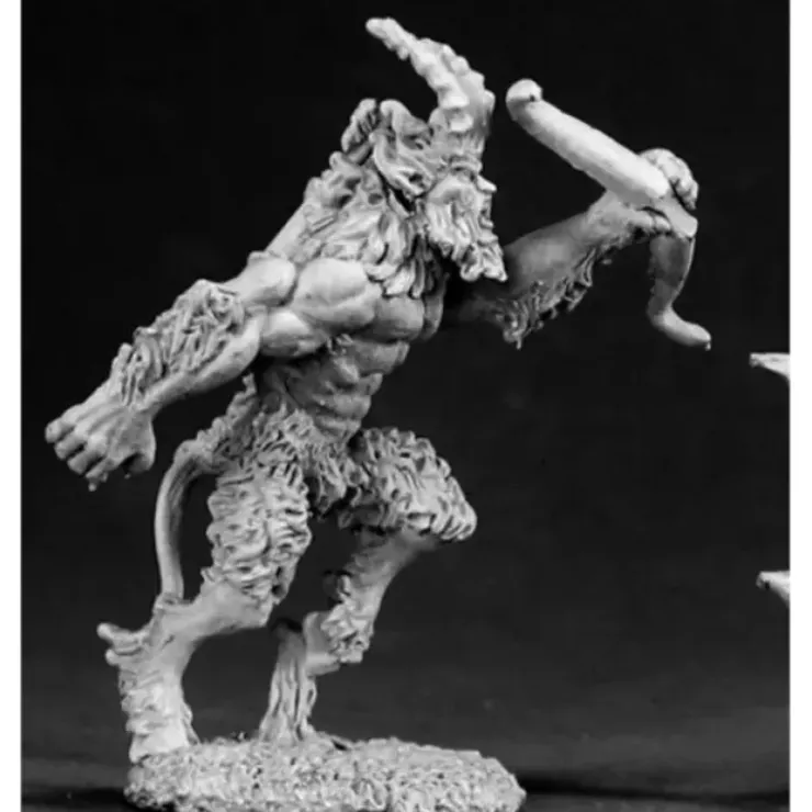 Tabletop Miniatures>Reaper Miniatures Ibycus, Satyr 03053 Dark Heaven Legends Unpainted Metal Figure - Your Source for Gaming Essentials
