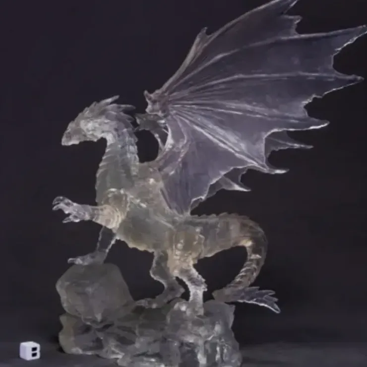 Tabletop Miniatures>Reaper Miniatures Invisible Kyphrixis 77625 Bones Unpainted Plastic Clear Figure - Your Source for Gaming Essentials