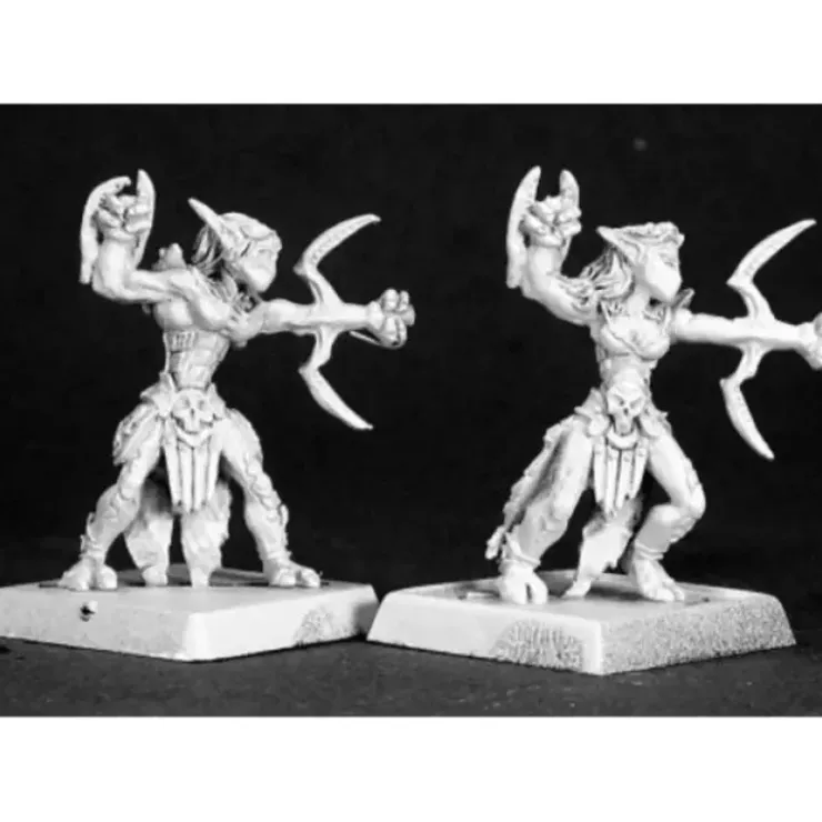 Tabletop Miniatures>Reaper Miniatures Isiri Archers (9) #06194 Warlord Army Pack Unpainted D&D Mini - Your Source for Gaming Essentials